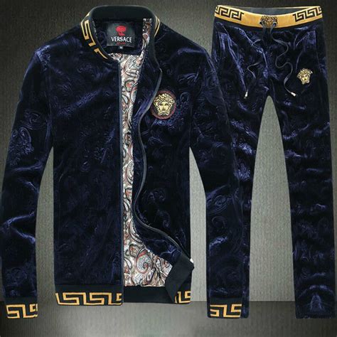 versace men's collection|versace tracksuit men's price.